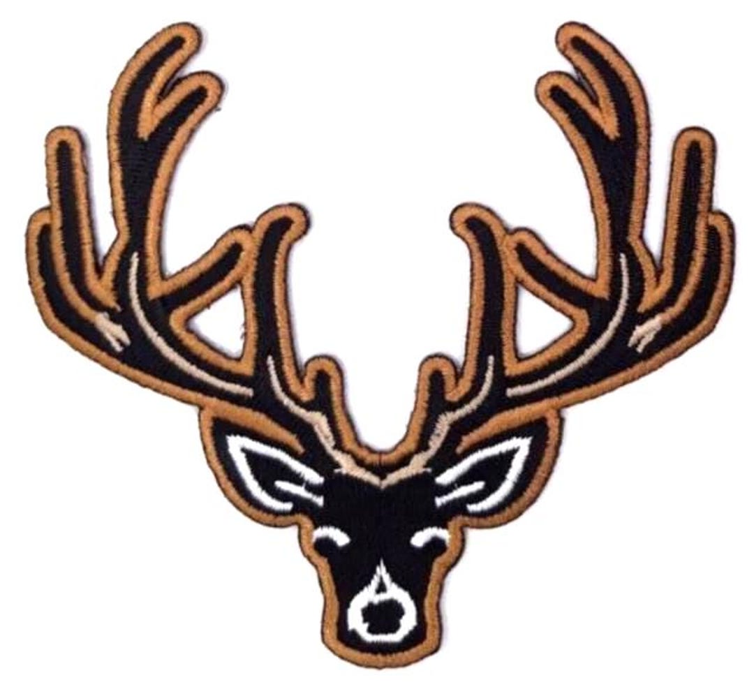 Buck / Deer Iron on Embroidered Patch 4