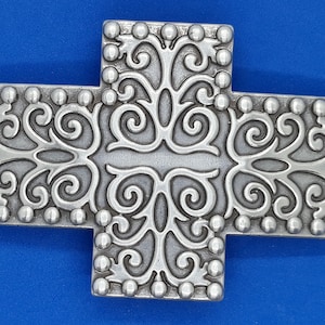 Celtic Cross Large Slide on  Concho  Approx. 3&quot;x 4&quot; &quot; For 1 1/2&quot; Belts Straps