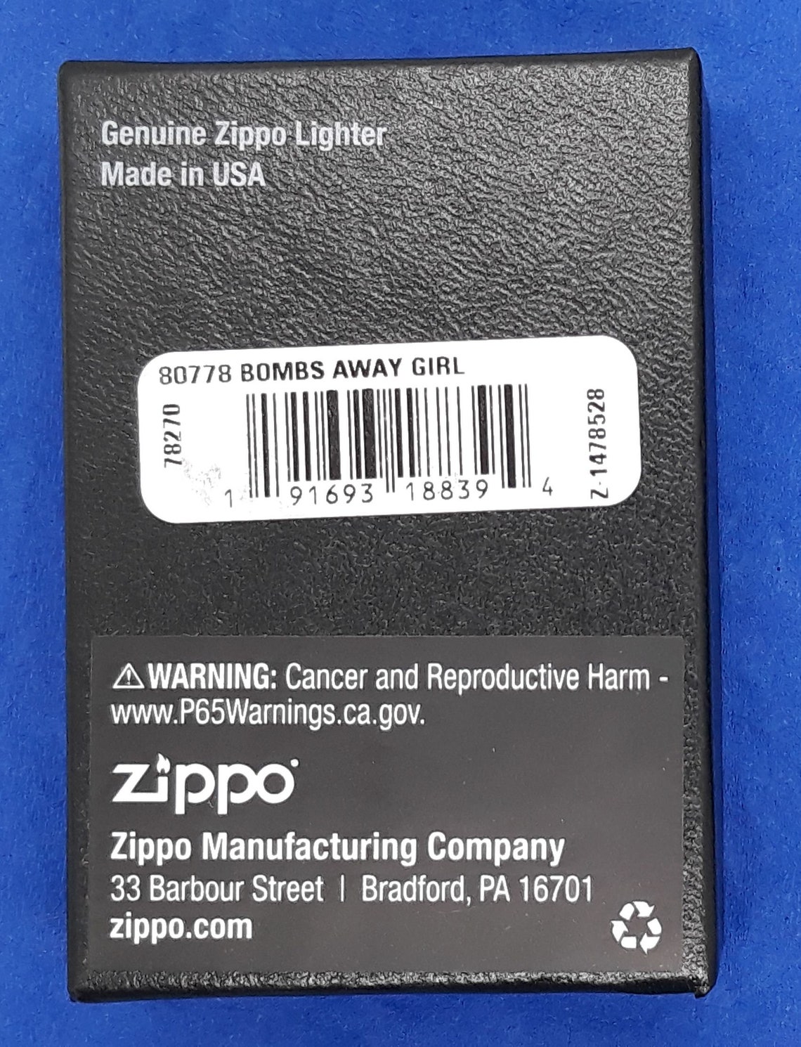 Bombs Away Retro Style WWII Aircraft Nose Art Authentic Zippo Etsy