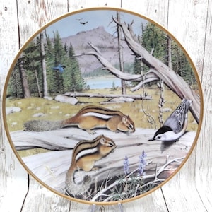Franklin Porcelain the Woodland Year the Friendly Chipmunks in