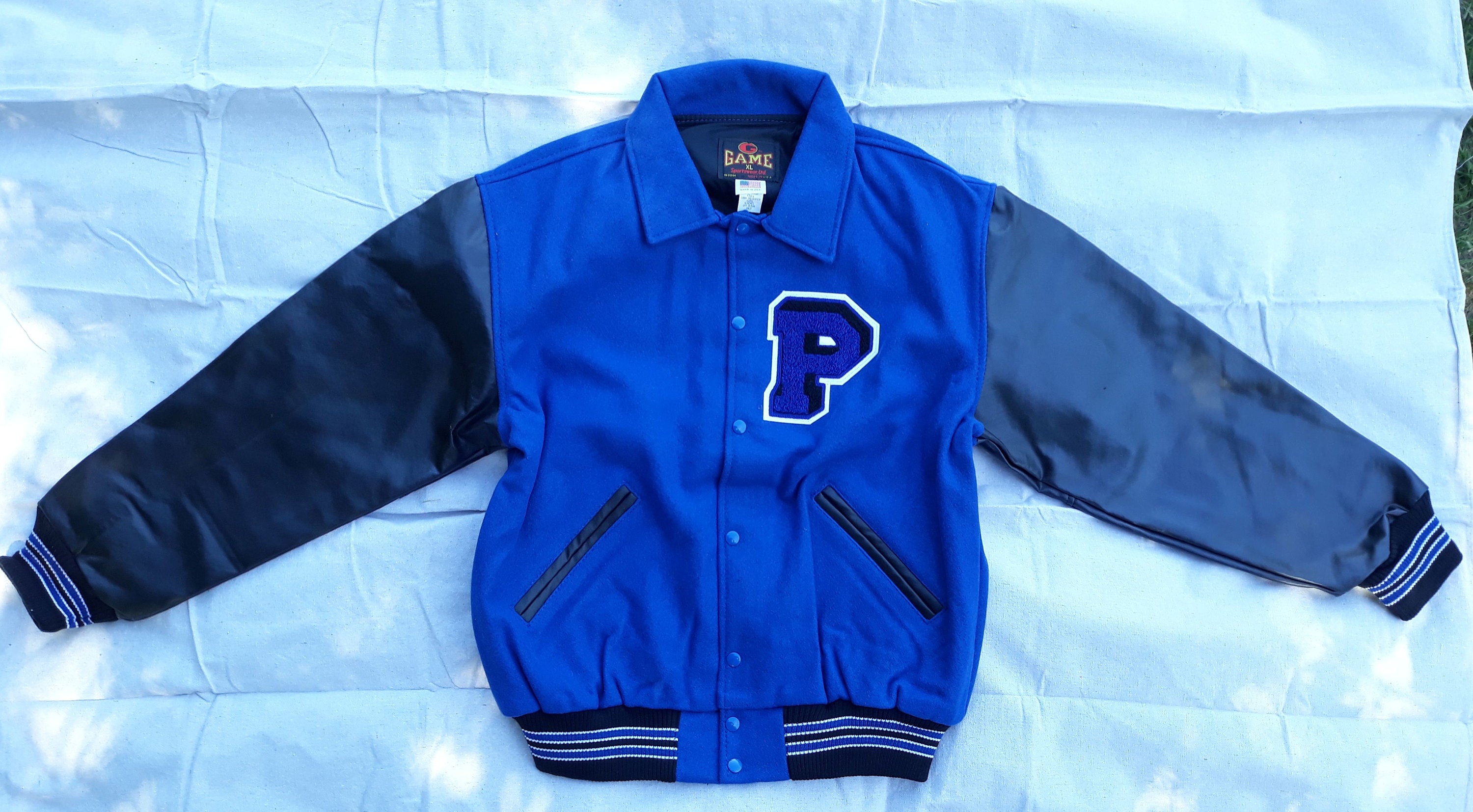 Game Sportswear Athletic / Letterman's Jacket 100 Wool Etsy