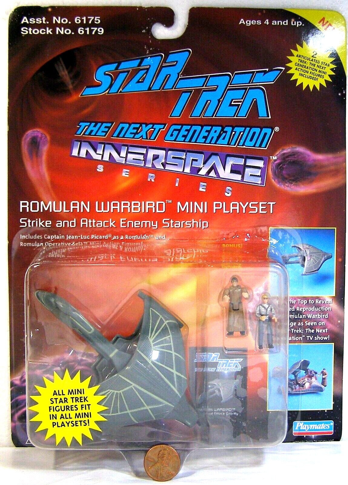 Playmates Star Trek Innerspace Romulan Warbird Mini Playset 6179