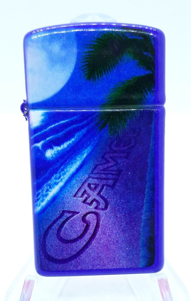 Zippo Camel Midnight Oasis Purple Gloss Slim Lighter Date Code Etsy