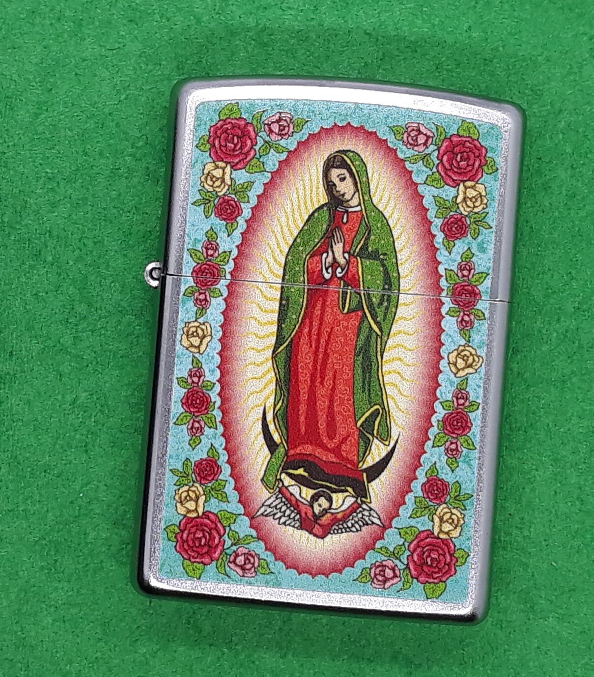 The Lady Madonna Religious Authentic Zippo Lighter Etsy