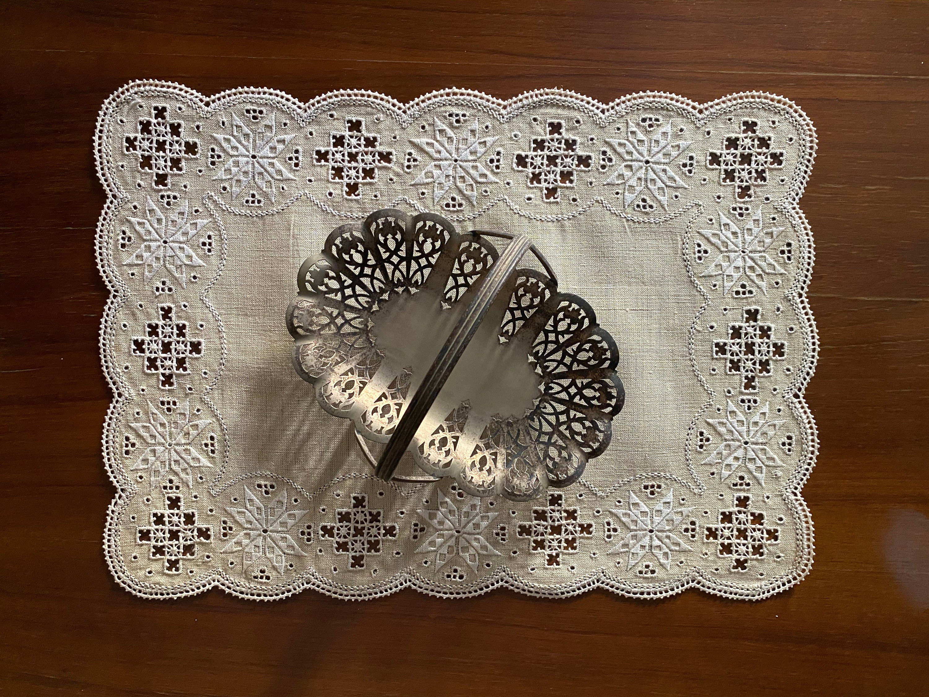 アンティークレース】レフカラレース キプロス 伝統工芸 刺繍