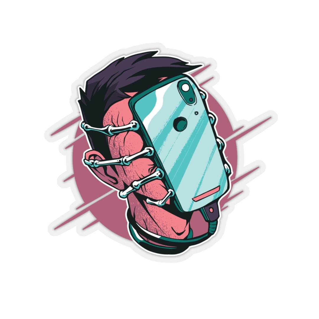 Phone Facehugger Kisscut Stickers Phone Sticker Transparent Sticker