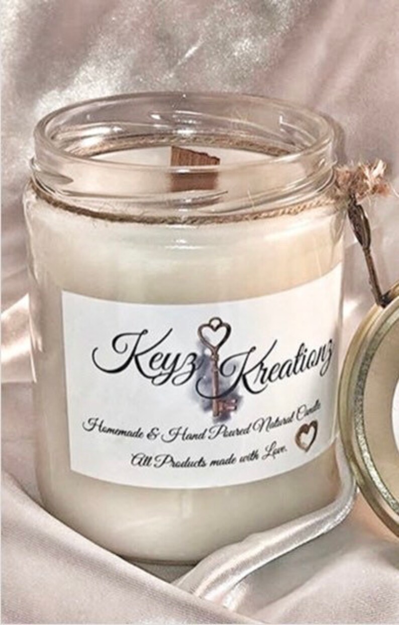 Himalayan Bamboo Handmade Candle Wood Wick Candle Scented Etsy