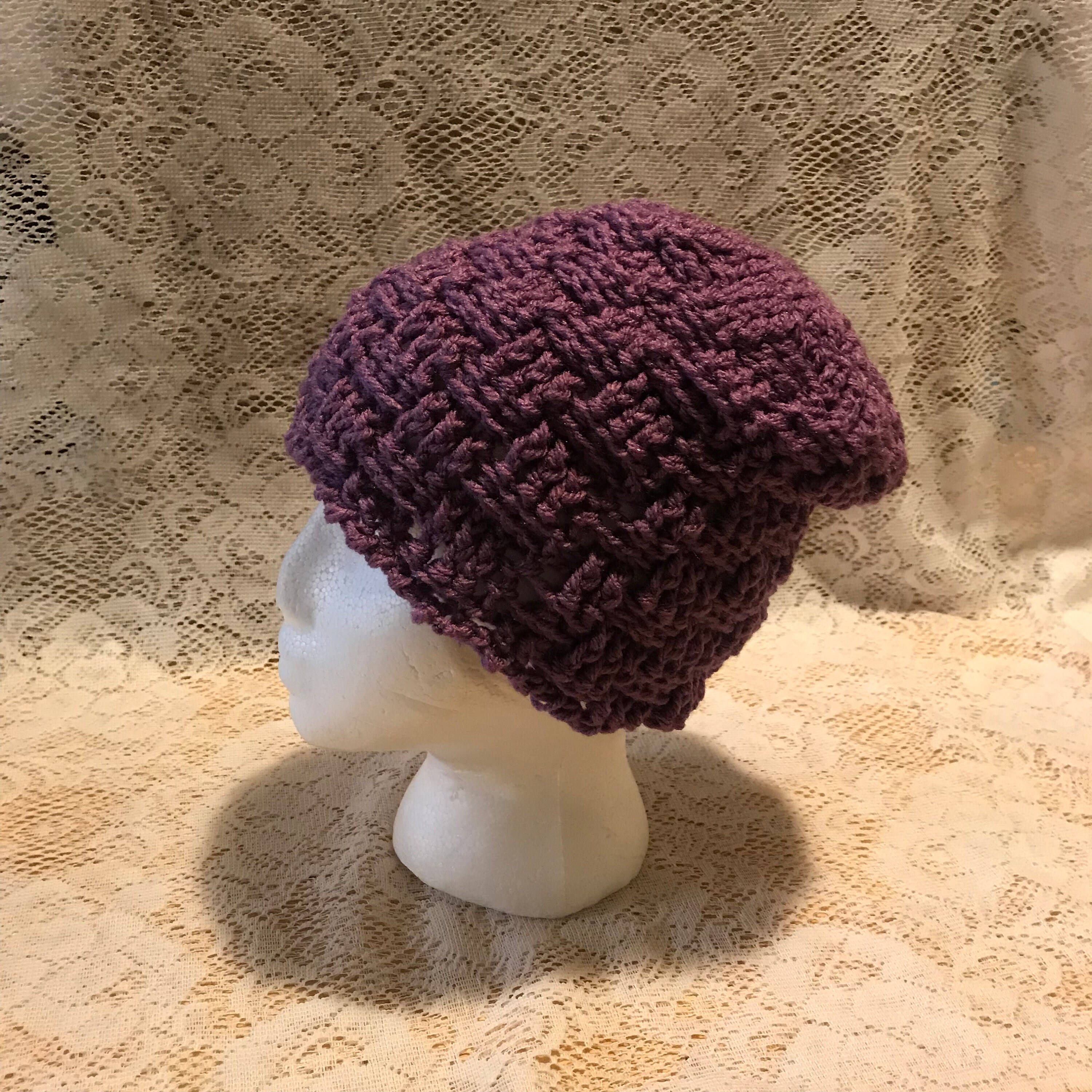 Basket Weave Hat Pattern Etsy
