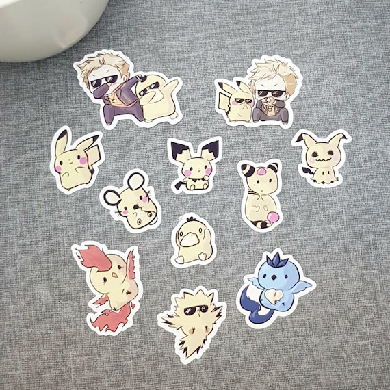 Luxray Pokemon Go Pokemon Waterproof Self Adhesive Vinyl Sticker