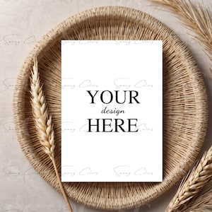 5 mockup di inviti Boho, bundle di mockup di biglietti, mockup 5x7, bundle di mockup di inviti, mockup minimali, mockup moderni, mockup Canva. Grazie.