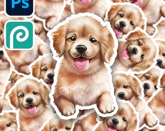 Sticker Mockup, PSD Mockup, Die Cut Sticker Mockup