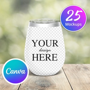 Wijntuimelaar mockupbundel, PNG transparante achtergrondmockup, bewerken in Canva, Photoshop, wijntuimelaarmockup