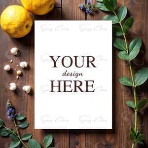 5 Einladungskarten Mockups Bundle Rustikaler Stil, 5x7 Mockups, Einladung Mockup Bundle, Minimal Mockups, Moderne Mockups, Canva Mockups Danke