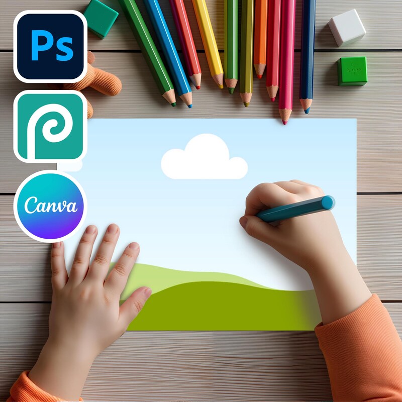Overlay Activity Pencil Drawing Overlay - Etsy