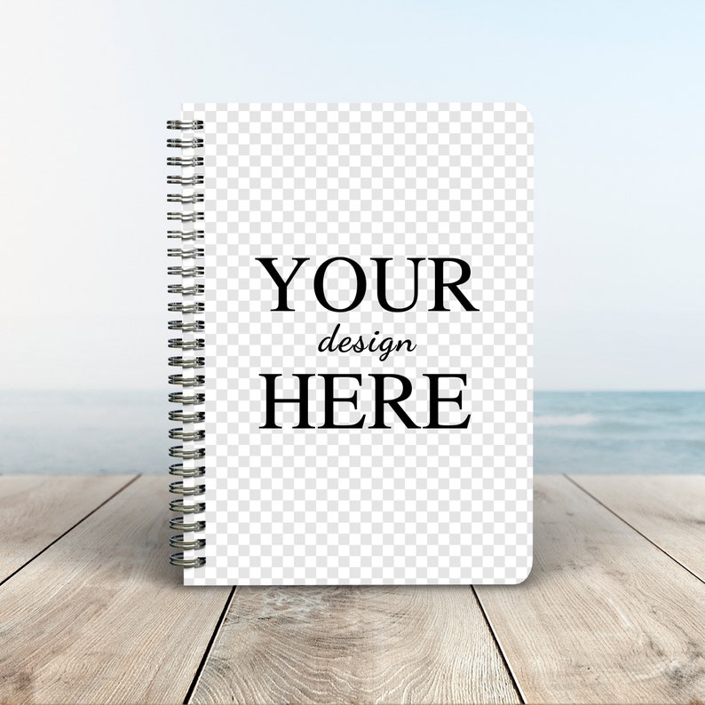 PNG Spiral Notebook Mockup Bundle, Transparent Background Mock Up, Edit ...