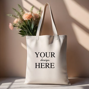5 Tote Bag Mockups, Shopping bag Mockup Bundle, Canva Mockups, 5 Mock up Bundle, Minimal Mockups, Modern Mockups