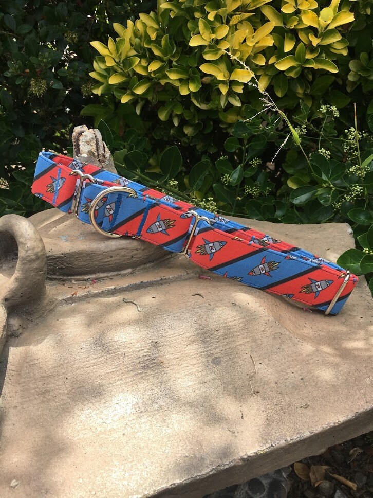 Dog Collar Rocket Collar Summer Collar Colorful Fashion Dog Etsy