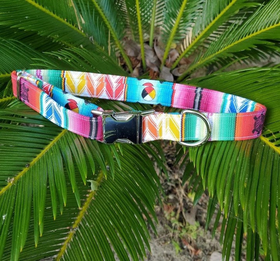 Dog Collar Hawaii Collar Summer Collar Tropical Dog Collar Etsy