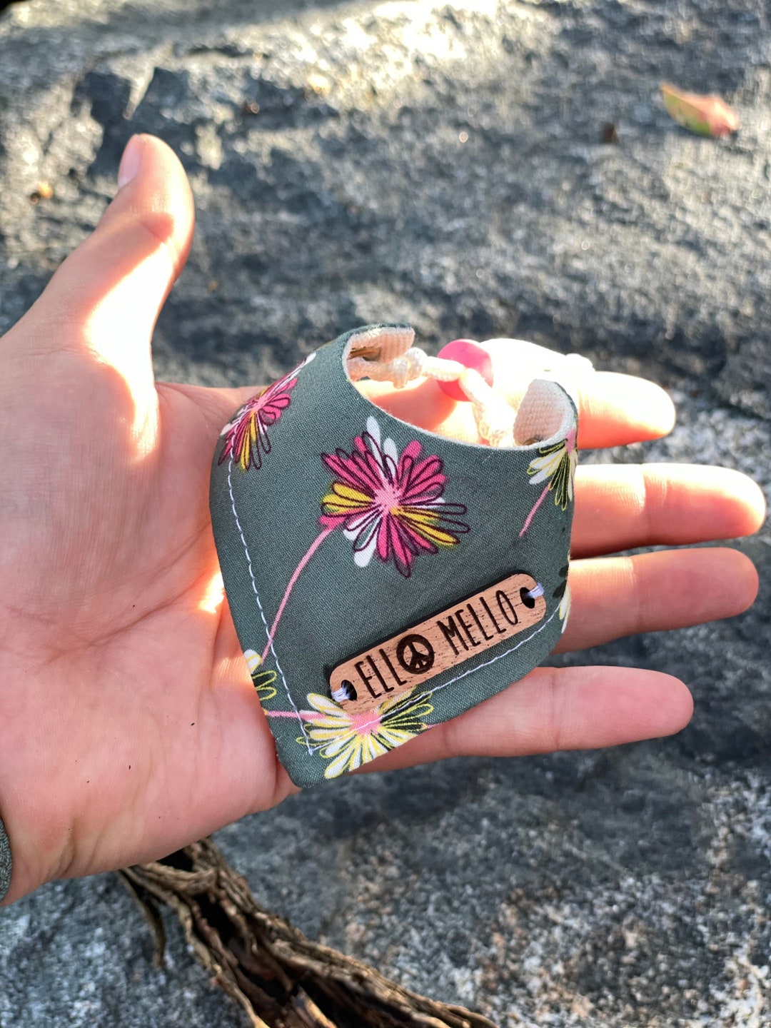 Floral Olive Ferret Bandana Ferret Scarf Ferret Accessories Clothes for