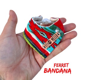 Ferret Bandana - Ferret scarf - Ferret accessories - Clothes for ferrets - Gifts for ferrets - Ferret shop