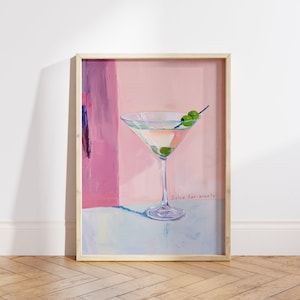 La Dolce Vita, wydruk Martini, plakat ścienny Bar Cart Cocktail, słodycz nicnierobienia, wydruk Bar Cart Italian Vibes, poza biurem