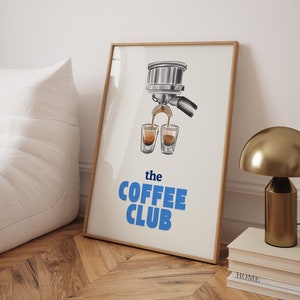 Retro Kaffee Poster, Kaffee Wandkunst, Espresso Kaffee Poster Druck, Minimalistisches Kaffee Poster, Kaffeeliebhaber Wandkunst, Kaffeedruck