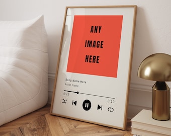 Personalisiertes Musikalbum Poster Print: Personalisiertes Songgeschenk