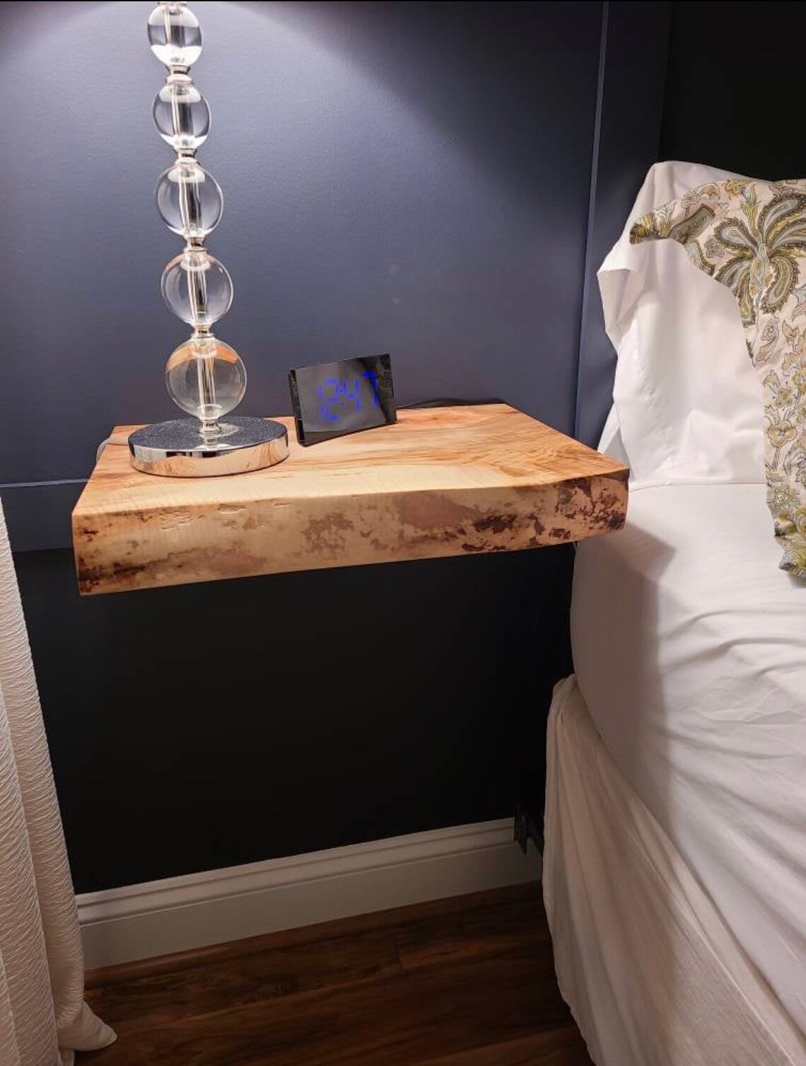 Floating Live Edge Shelf Bracket Hardware Included Etsy