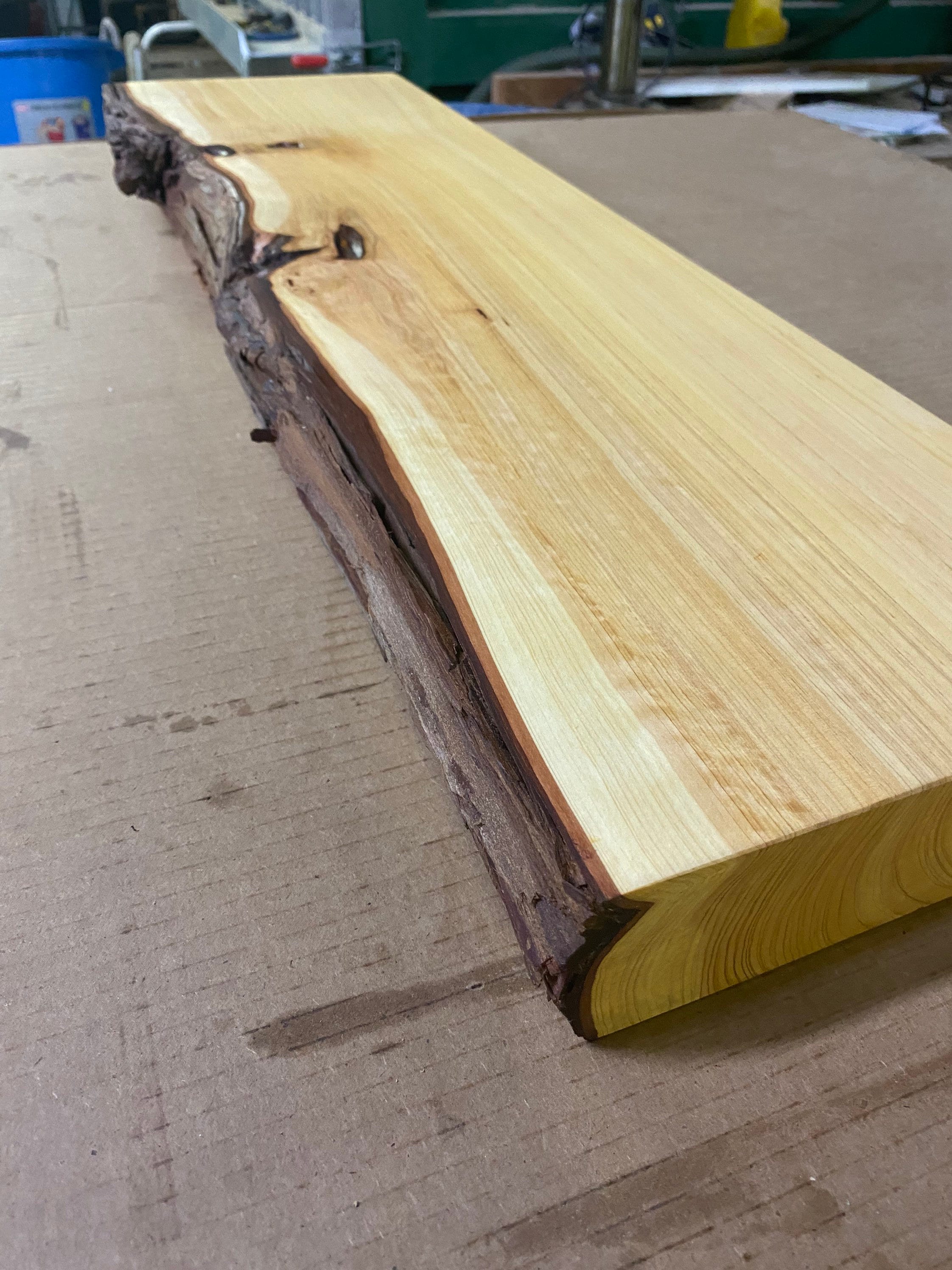 Live edge cedar shelves shelf slab Etsy