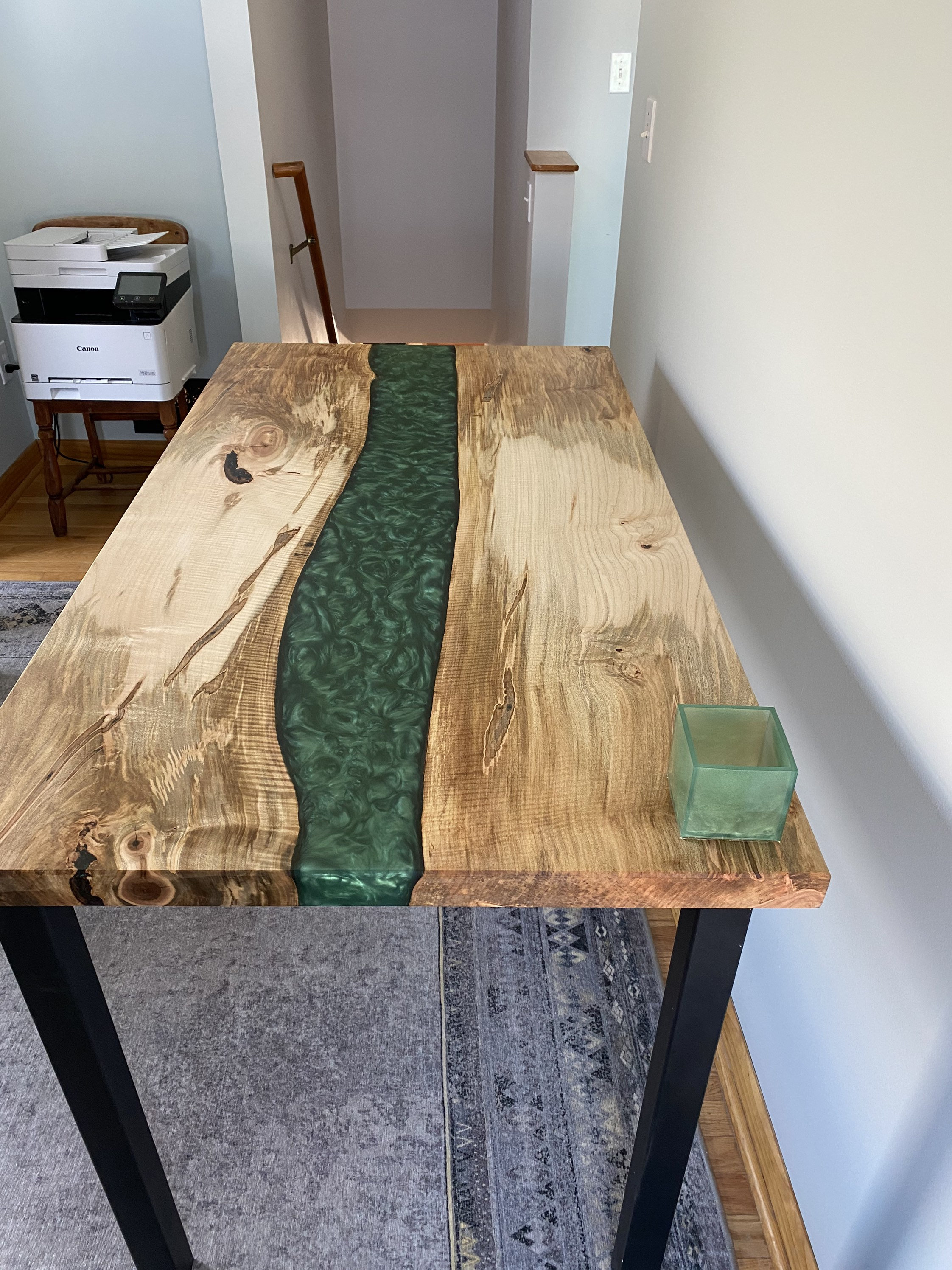 Epoxy River Desktop Epoxy Desk Resin Island Top. Etsy