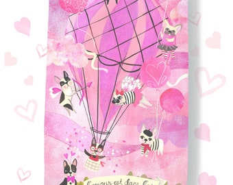 Love Is In The Air Tea Towel