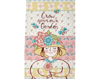 Grow Your Own Garden Tea Towel