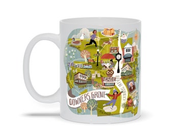 Downers Grove, Illinois  11 Oz Mug