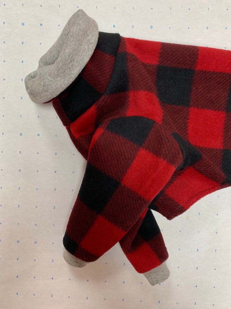 Italian Greyhound NOOD Plaid Supersuit Made to Order - Etsy