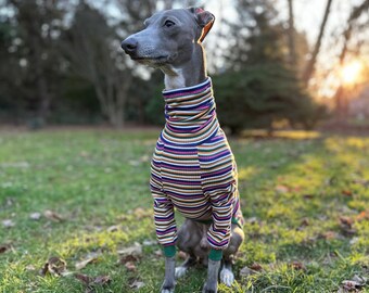 Italian Greyhound NOOD: Stripe Rib Turtle- Made to Order