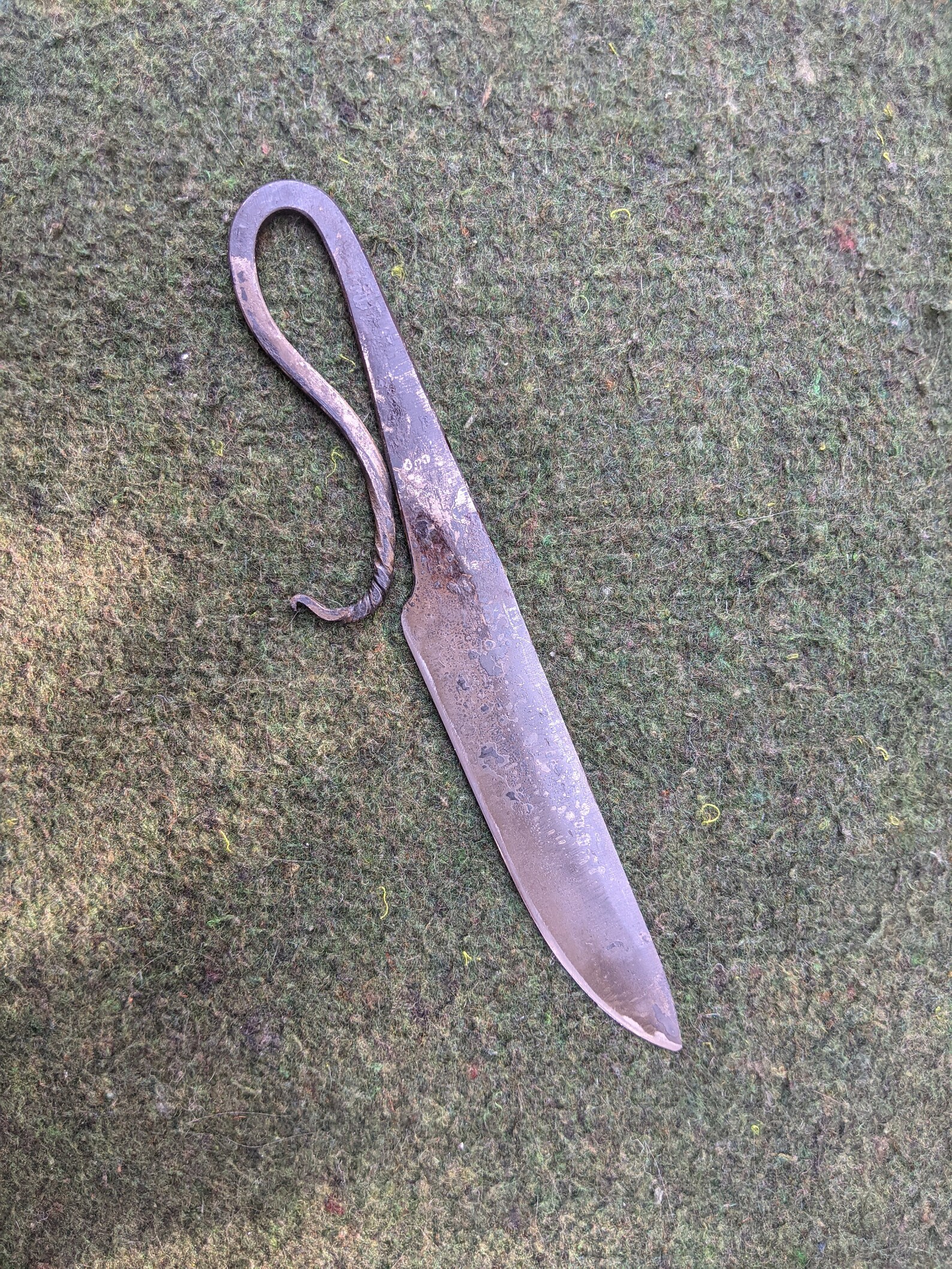 Blacksmith's knife hand Etsy