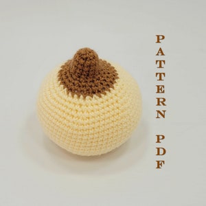 Crochet Funny Adult Toy Breast model Knit breast pattern