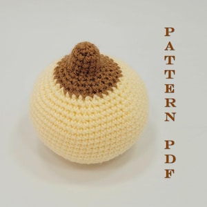Crochet Funny Adult Toy Breast model Knit breast pattern