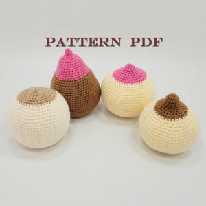 Crochet breast model Crochet types nipple Breastfeeding models