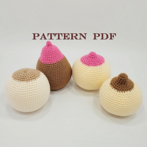 Crochet breast model Crochet types nipple Breastfeeding models
