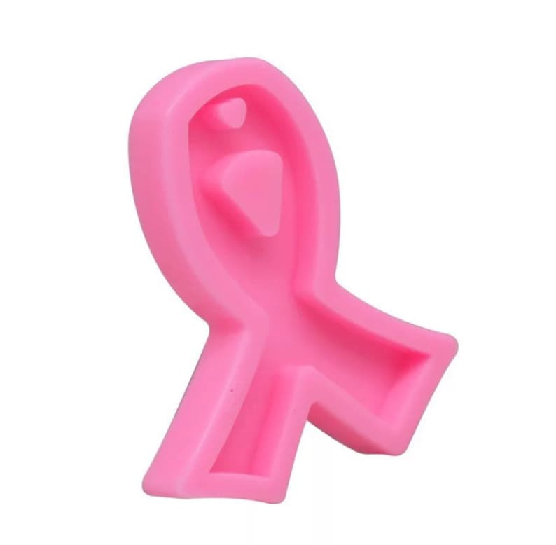 Awareness Ribbon Silicone Keychain Mold