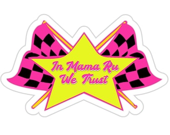 Pegatina, En Mama Ru Confiamos, Pegatina Drag Queen, Carrera de Drag