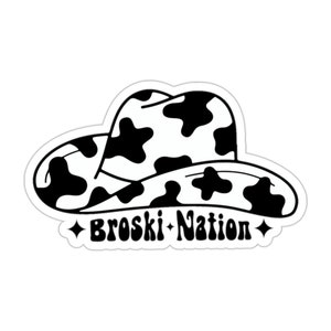 Brittany Broski, Broski Nation Sticker, The Broski Report, Meme Sticker