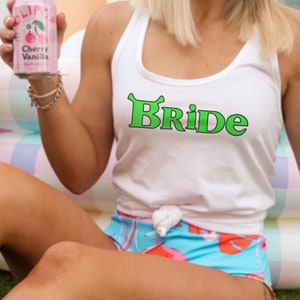 Bride Tank Top, Style 3, Bachelorette Party Shirt, Bride Shirt, Bridal Party