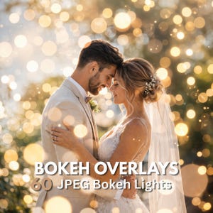 Bokeh Overlays Bundle – 160 High-Resolution Bokeh Light Effects for Photoshop Portrait Editing