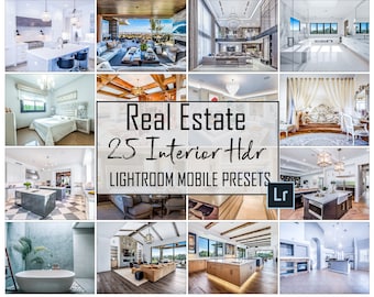 Vastgoedinterieur HDR Lightroom-presets – mobiele fotografie (25 DNG)