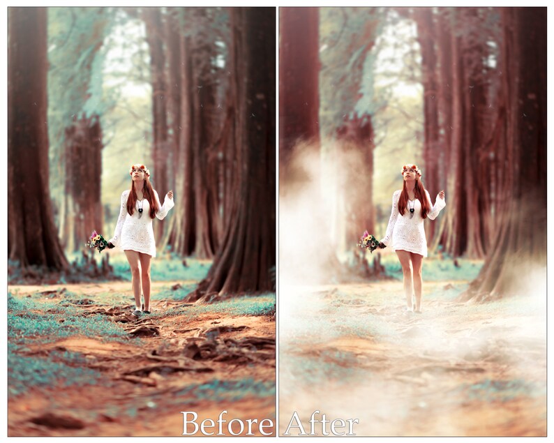 250 Fog Overlays Realistic Smoke Real Mist Overlays Clouds image 2