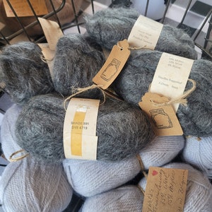 Vintage mohair yarn