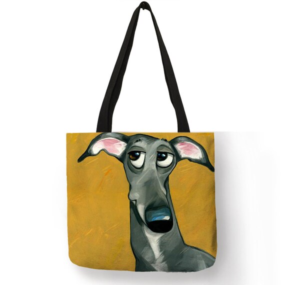 black dog tote