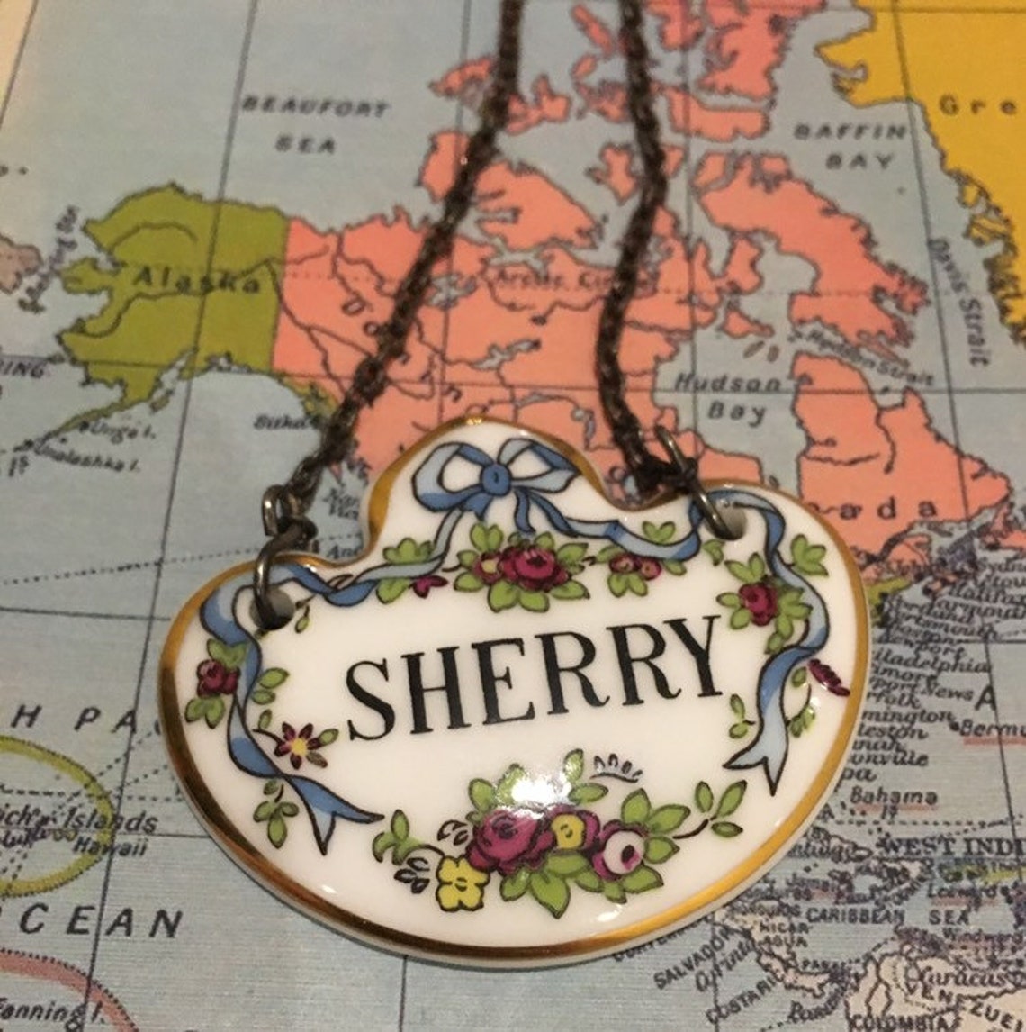Sherry Coalport China Decanter Label Etsy